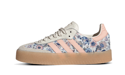 Adidas Sambae Liberty London Off White Blush Pink