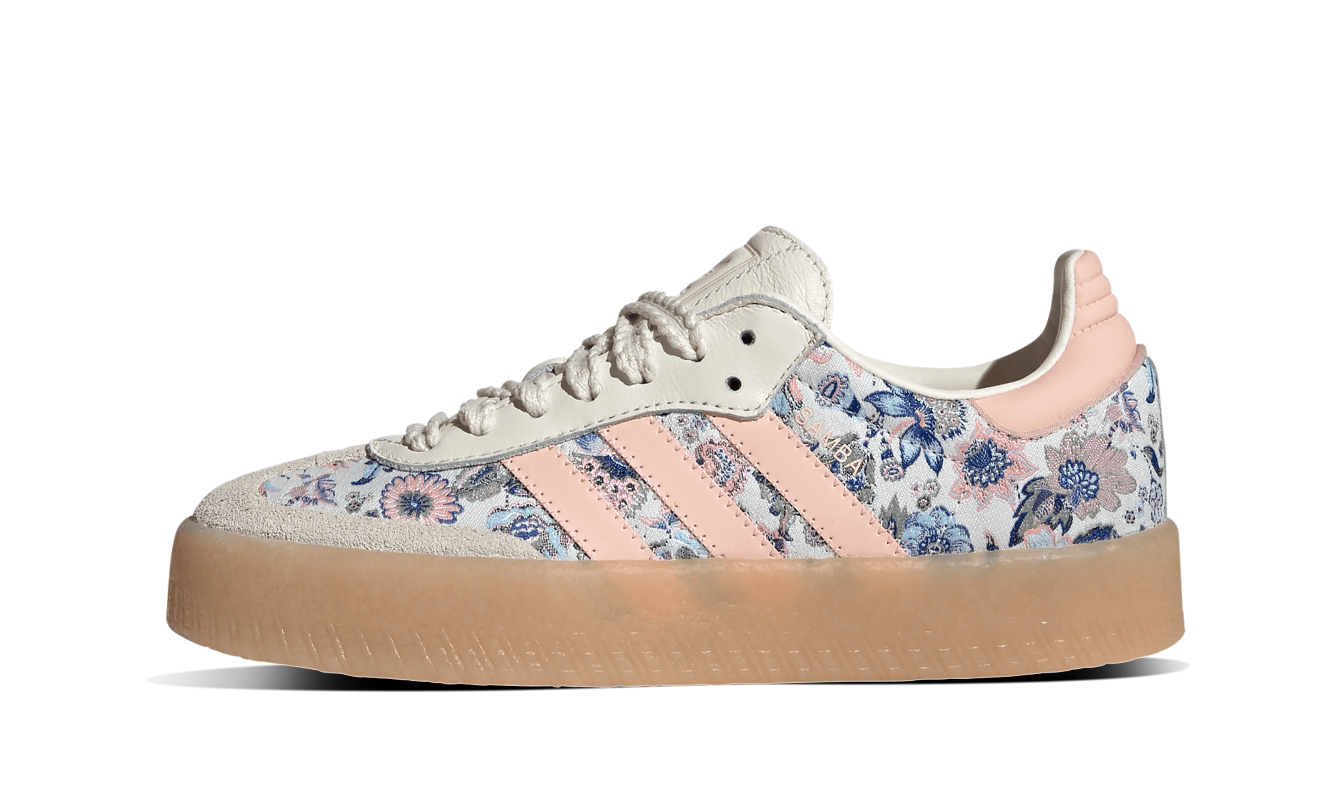 Adidas Sambae Liberty London Off White Blush Pink
