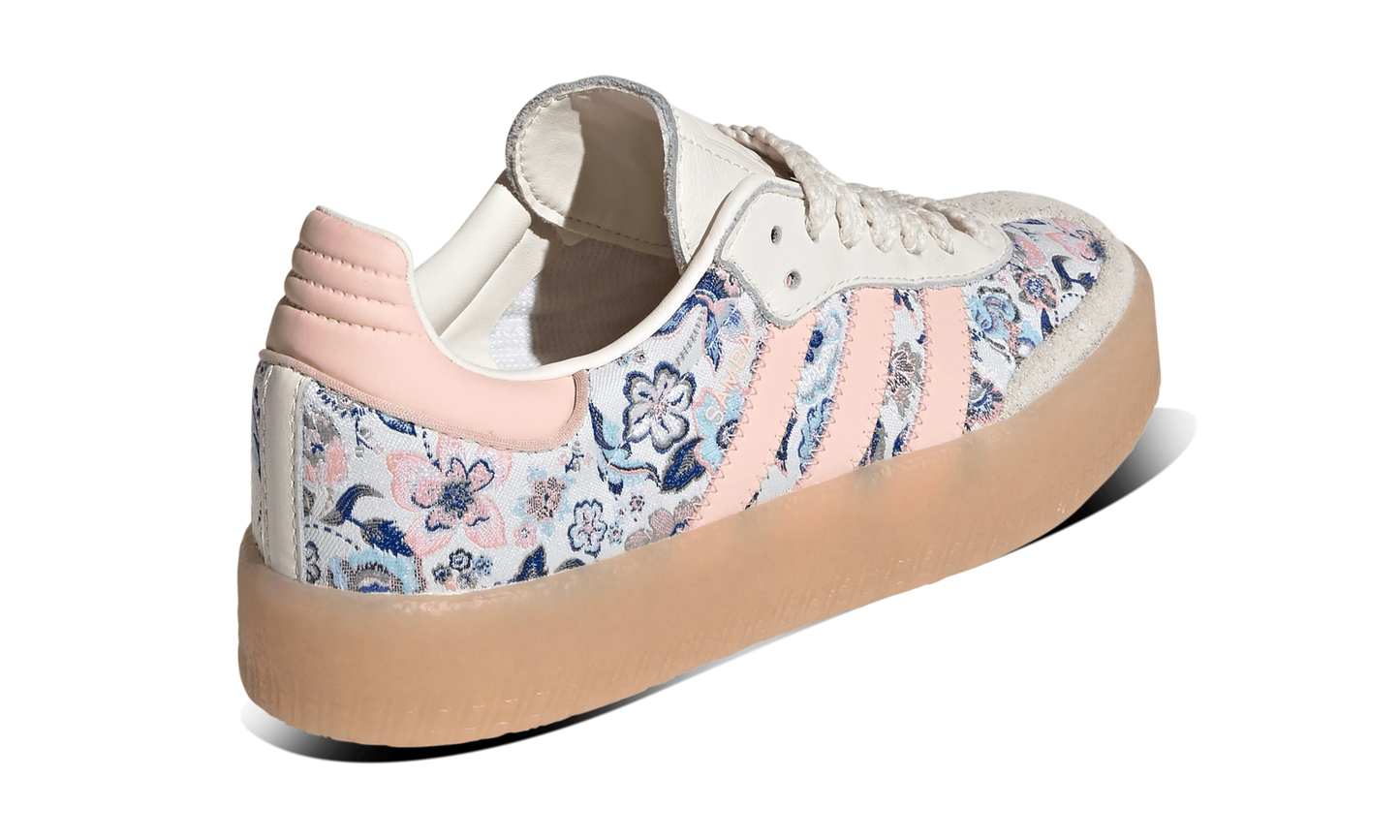 Adidas Sambae Liberty London Off White Blush Pink