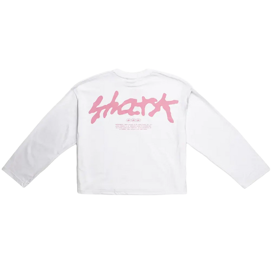 SHARK Too Hot For You White Top