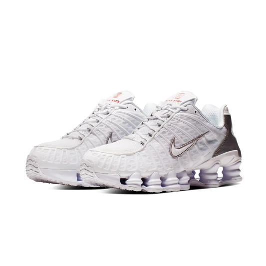 Nike Shox TL White Metallic Silver