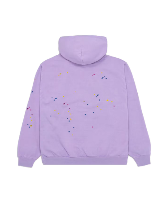 Sp5der Acai Hoodie Purple