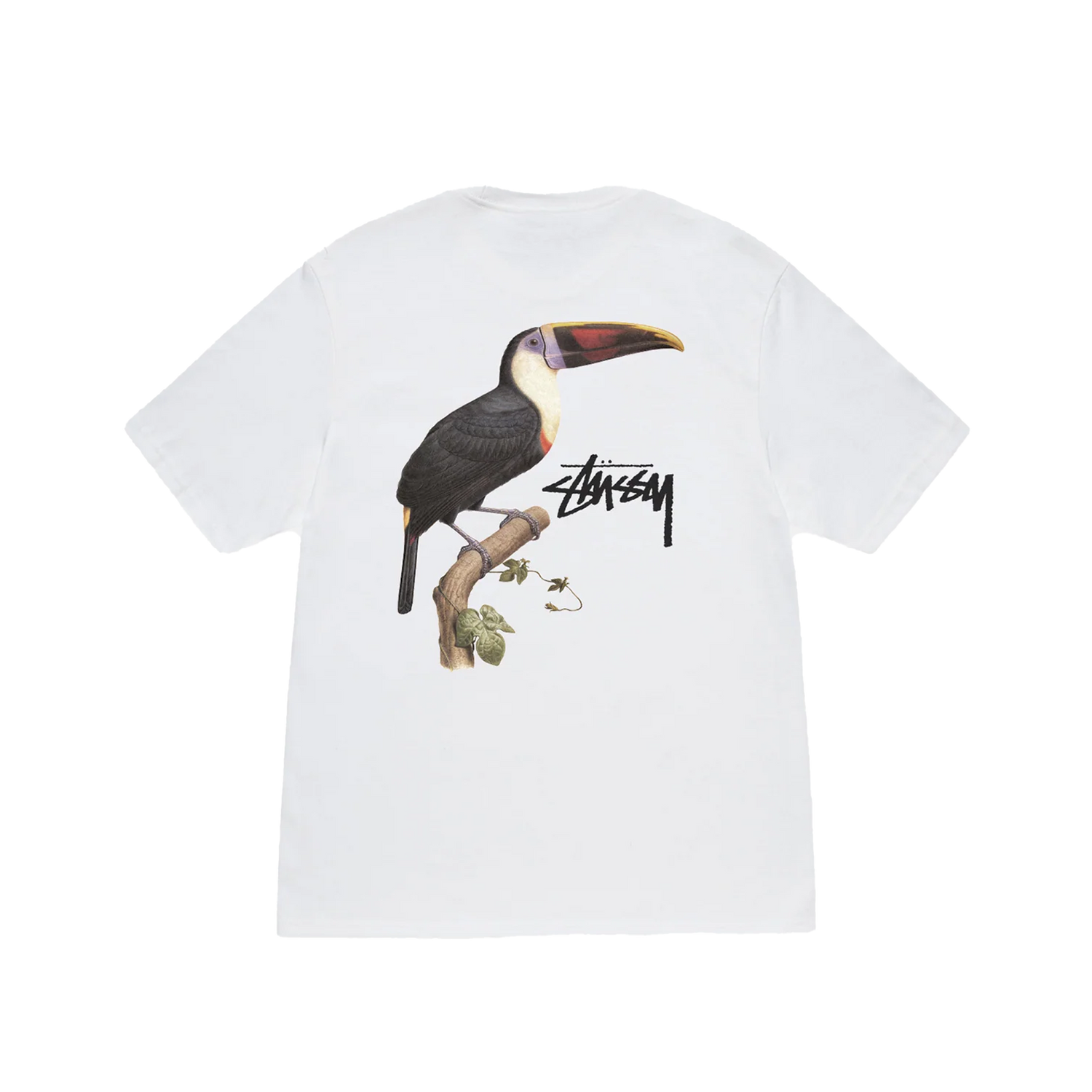 ☆韓国の人気☆【STUSSY】☆Toucan T-Shirt Whit.e☆ Stussy ☆韓国の人気☆【STUSSY】☆Toucan T-Shirt Whit.e☆ Stussy