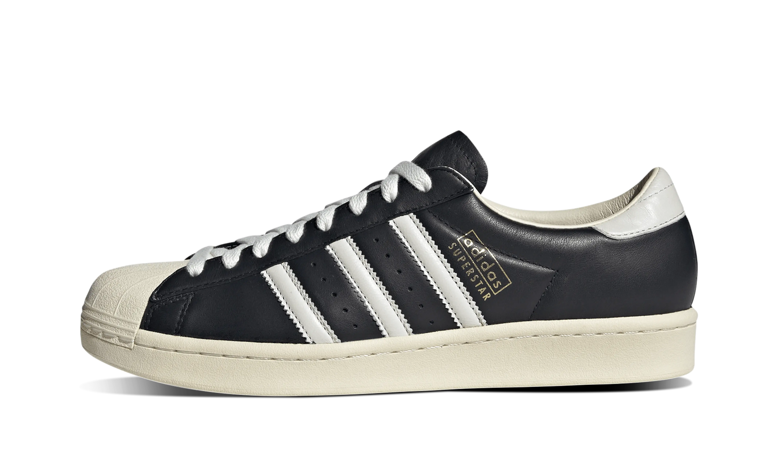 Adidas Superstar Vintage Black White Cream White – Newcop Adidas Superstar Vintage Black White Cream White – Newcop