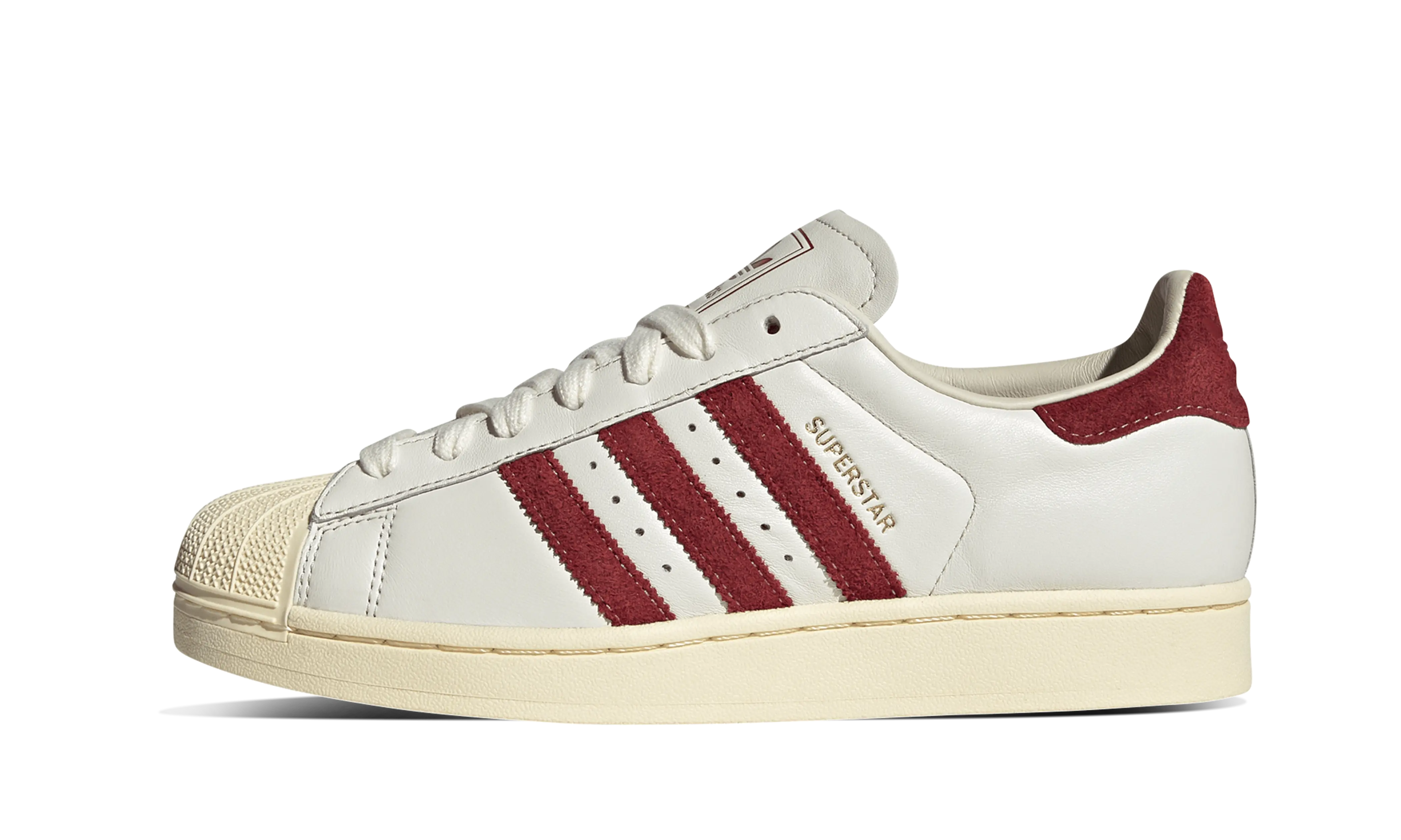 Adidas Superstar II Off White Rust Red Warm Vanilla