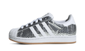 Adidas Superstar II Patent Snakeskin Silver Metallic