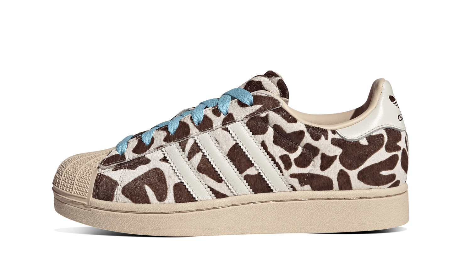 Adidas Superstar II Giraffe Print Crystal Linen