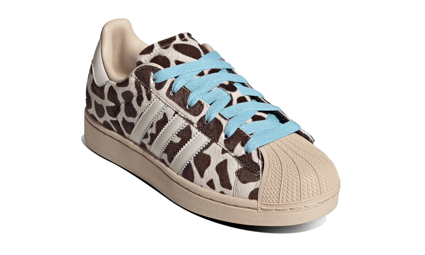 Adidas Superstar II Giraffe Print Crystal Linen