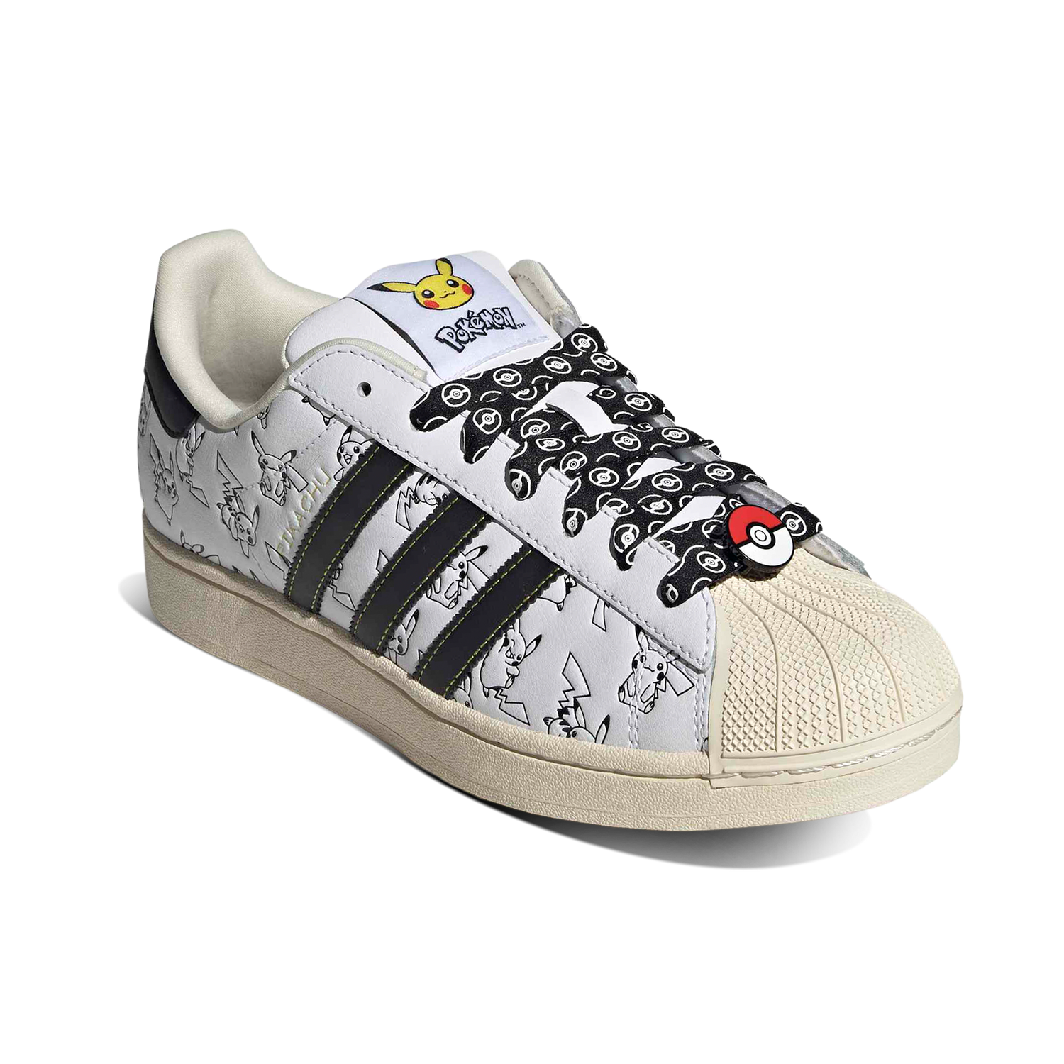 Adidas Superstar Pokémon Pikachu White