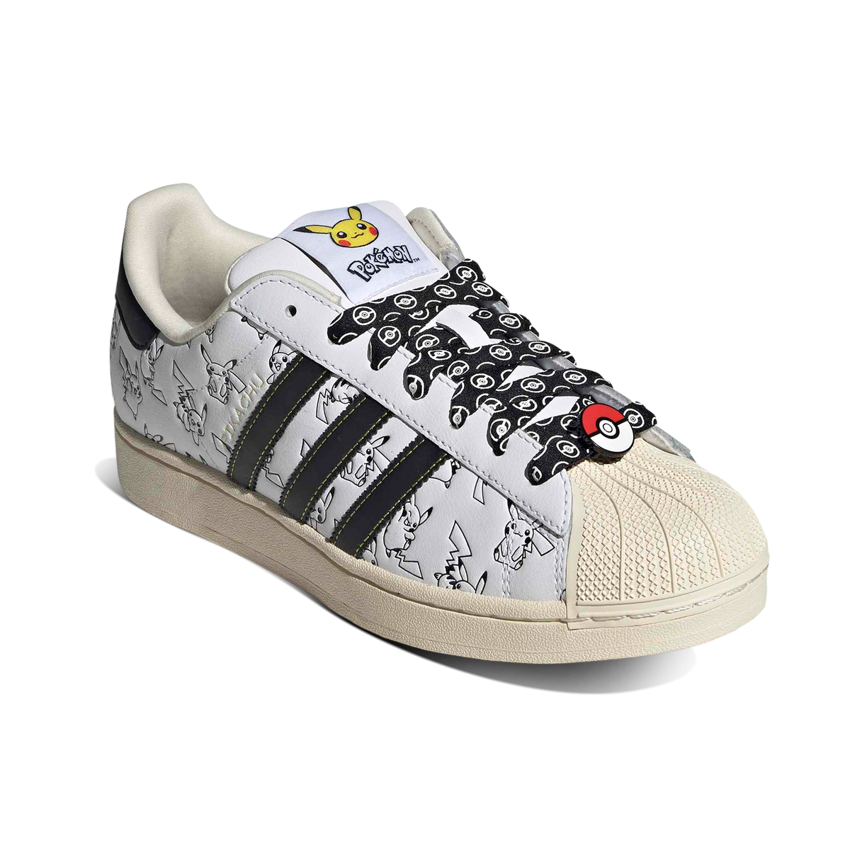 Adidas Superstar Pokémon Pikachu White