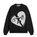 Fakegods Valentines Knitted Sweater Black