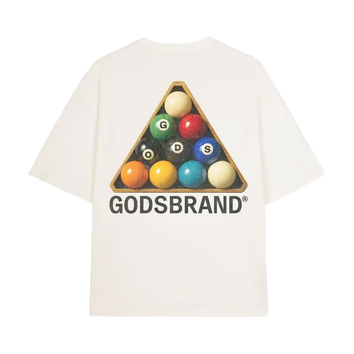 Gods Billiard Tee White