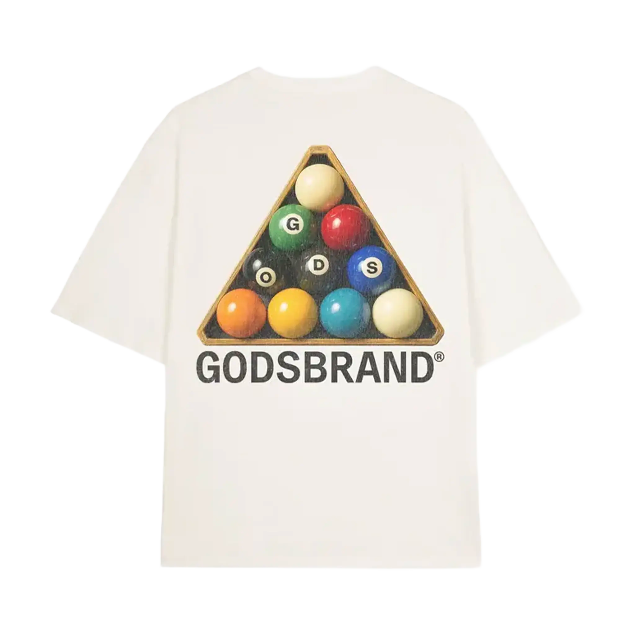 Gods Billiard Tee White