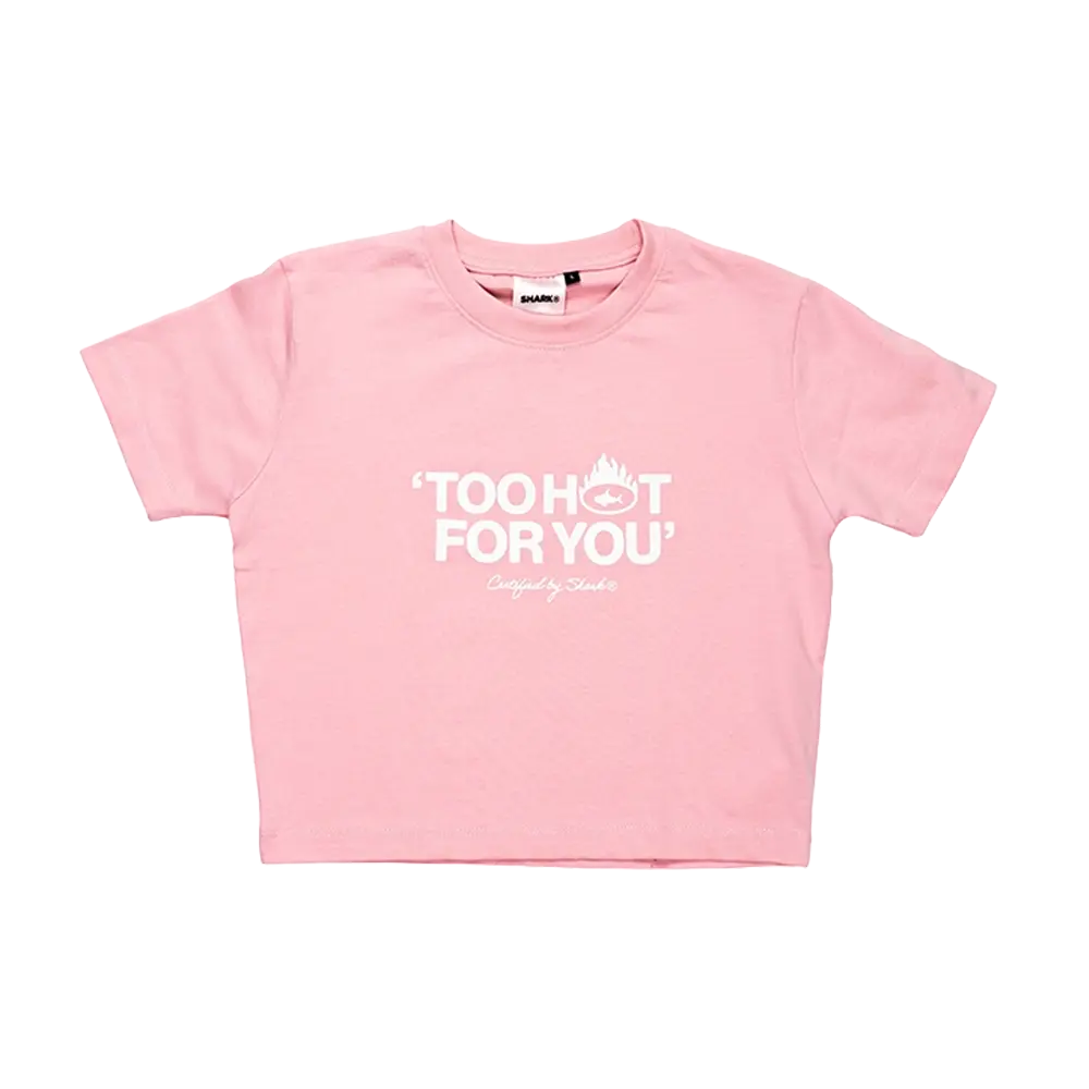 SHARK Too Hot For You Pink Top