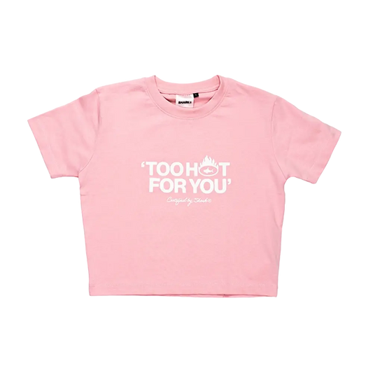 SHARK Too Hot For You Pink Top
