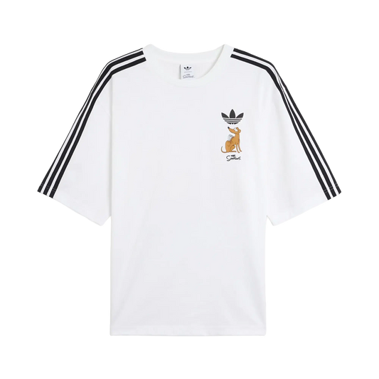Adidas x The Simpsons GFX Tee White
