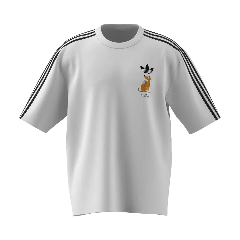 Adidas x The Simpsons GFX Tee White