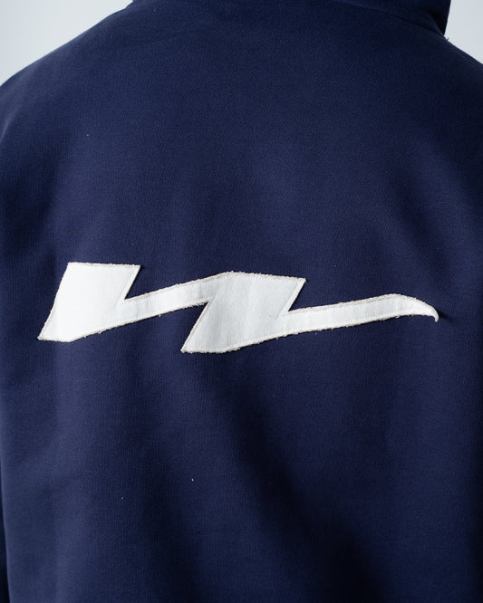 W Patch Hoodie Navy
