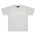 YUXUS ANVIL PATTERNS TEE GREY