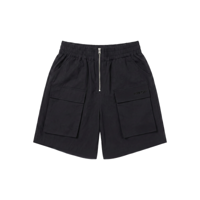 NWP Black Zipper Shorts