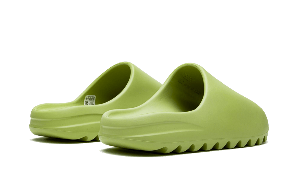 olive green yeezys slides