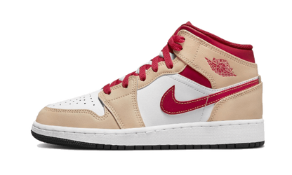 AJ1 MID BEIGE RED