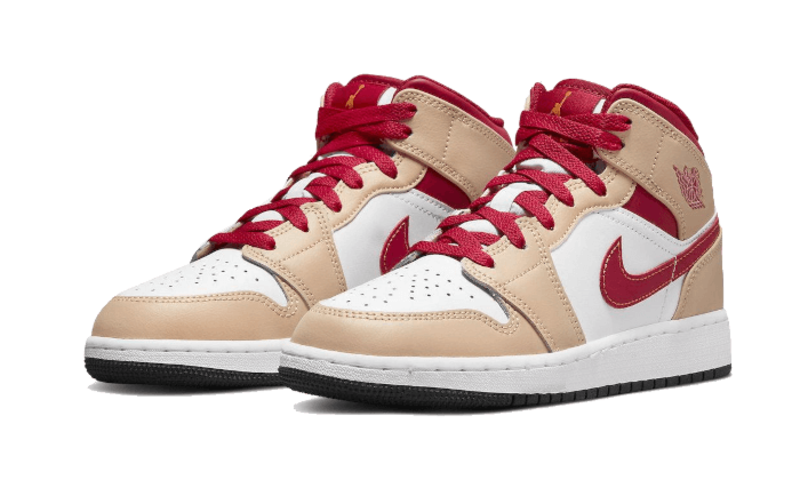 AJ1 MID BEIGE RED2