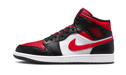 Air Jordan 1 Mid White Black Red