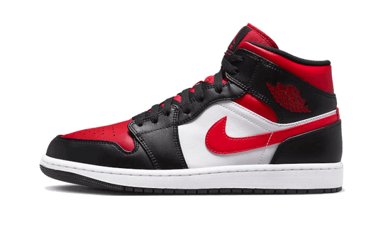 Air Jordan 1 Mid White Black Red