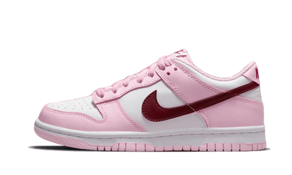 DUNK LOW PINK RED WHITE