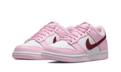 DUNK LOW PINK RED WHITE2