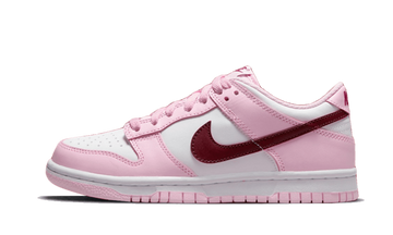 DUNK LOW PINK RED WHITE