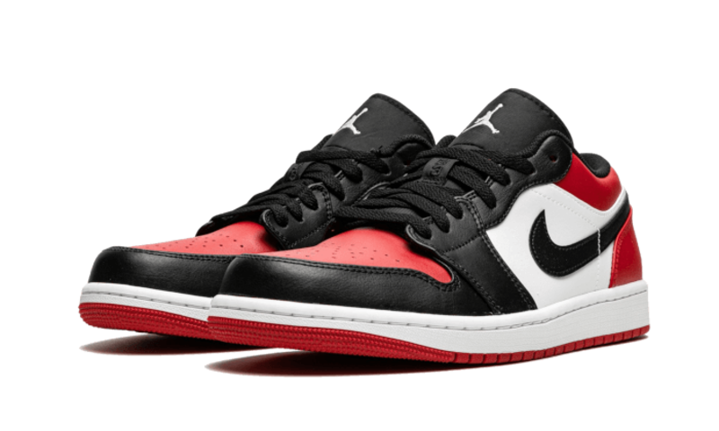 Newcop Air Jordan 1 Low Bred Toe Zapatillas 2