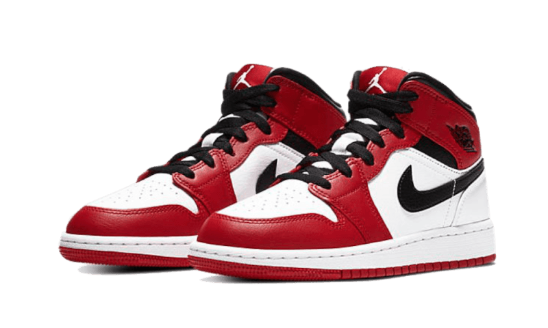 Newcop Air Jordan 1 Mid Chicago White Zapatillas 2