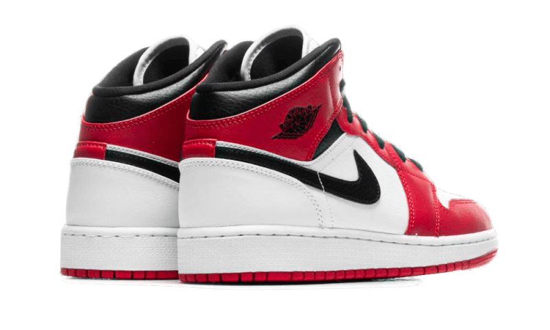 Newcop Air Jordan 1 Mid Chicago White Zapatillas 3