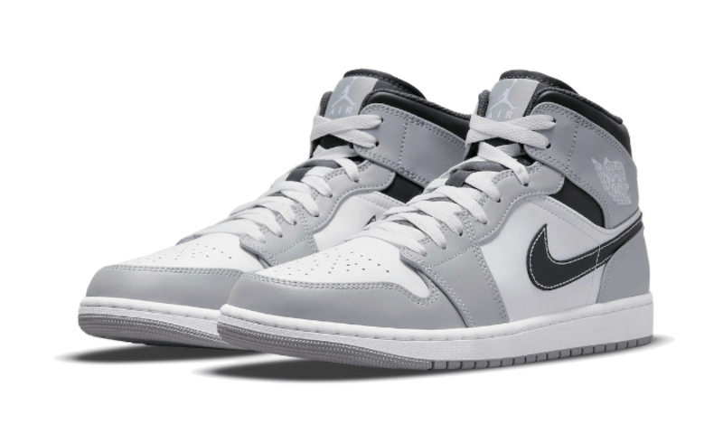 Newcop Air Jordan 1 Mid Light Smoke Grey Anthracite Zapatillas 2