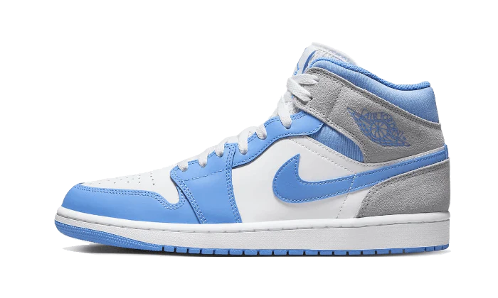 Newcop Air Jordan 1 Mid University Blue Grey Zapatillas 1