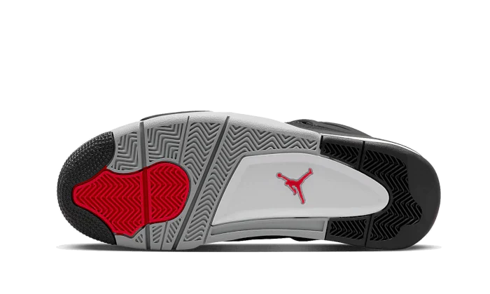 Newcop Air Jordan 4 Black Canvas Zapatillas 3