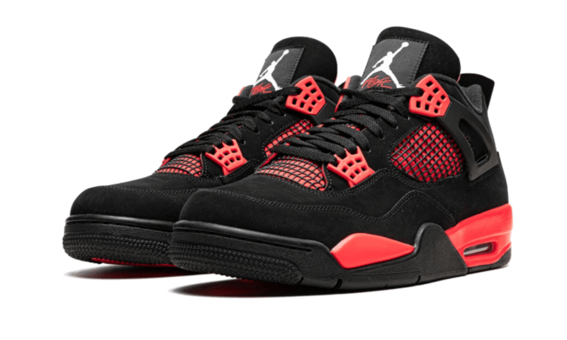 Newcop Air Jordan 4 Retro Red Thunder Zapatillas 2