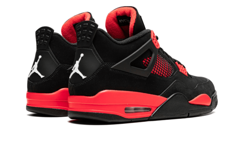 Newcop Air Jordan 4 Retro Red Thunder Zapatillas 3