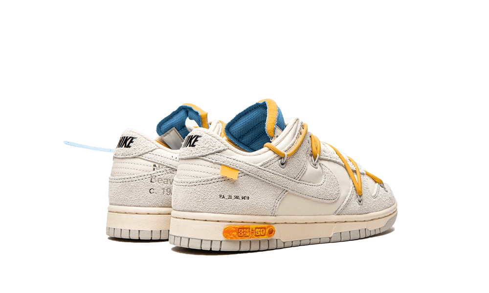Newcop Dunk Low Off-white Lot 34 Zapatillas 3